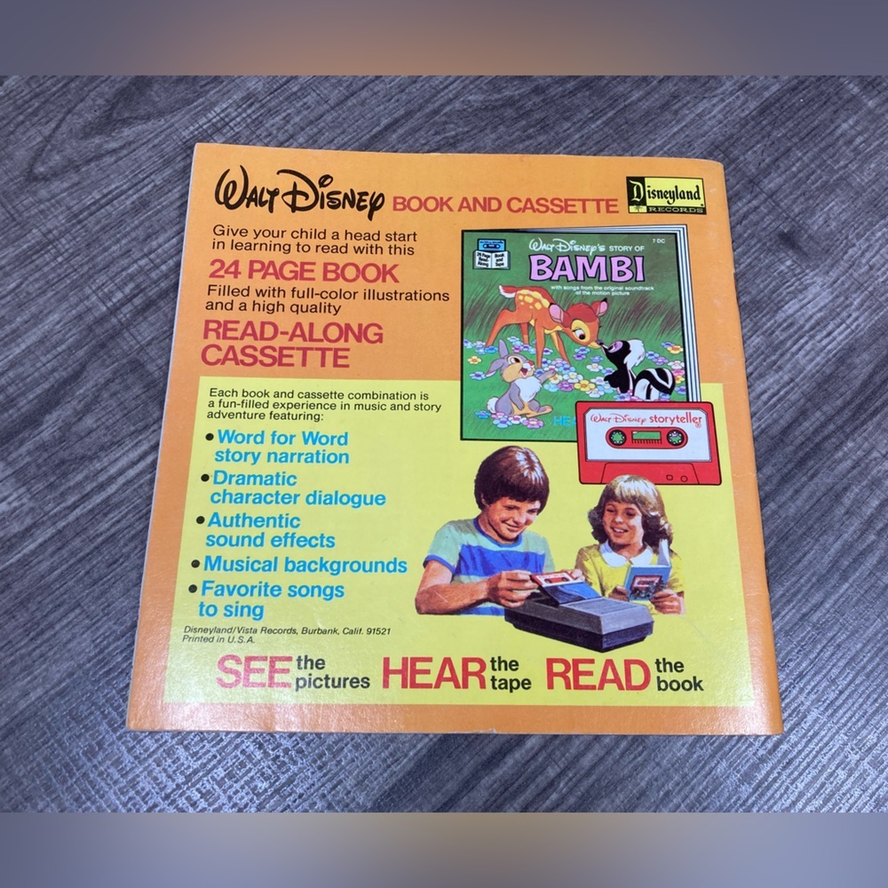 Walt Disney's Winnie the Pooh and the Honey Tree Read Along Book & Cassette Tape - Picture 6 of 9